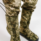 Тактические Гамаши, Размер L(42-45) Бахилы Утепленные Военные для Обуви Дождевые для Защиты Пиксель - изображение 6