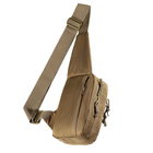 Тактична сумка-кобура наплічна M-Tac чоловіча нагрудна сумка слінг Рюкзак через плече, сумка-кобура (SK-1323) - зображення 2