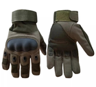 Тактические Перчатки Tactical Gloves PRO закрытые рукавицы олива размер L - изображение 4