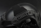 Планка Пикатини на боковую рейку для шлема MK MTek Flux Black (2шт) - изображение 3