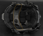 Страйкбольний шолом FAST SF SUPER HIGH CUT полегшена версія Black (Airsoft / Страйкбол) - зображення 3