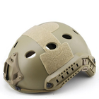 Страйкбольный шлем FAST PJ-type TAN отверстия овальные (Airsoft / Страйкбол) - изображение 1