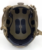 Страйкбольный шлем Future Assault Helmet без отверстий Tan (Airsoft / Страйкбол) - изображение 4