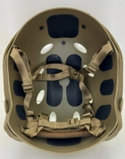 Страйкбольний шолом FAST PJ-type Olive отвори овальні (Airsoft / Страйкбол) - зображення 5