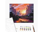 Картина по номерам Яркий закат в горах, Brushme (40х50 см), BS51977