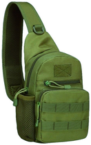 Тактическая армейская мужская сумка-слинг Survival 5904555954359 хаки - изображение 1