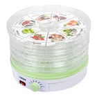 Сушарка для овочів та фруктів, м'яса риби електрична Rotex RD310-W 360 Вт 5 секцій ярусів новинка