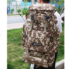 Тактический рюкзак армейский Raged Sheep Brown-Pixel большой военный, на 70л с защитой от дождя, для ЗСУ Коричневый пиксель + Кемпинг лампа Solar - изображение 12