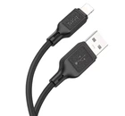 Кабель Hoco X90 Cool silicone charging data cable for Lightning Black