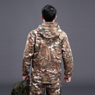 Тактическая куртка Pave Hawk PLY-6 Camouflage CP S мужская утепленная с капюшоном и карманами сзади taktical TR_9864-42490 - изображение 3