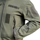 Куртка софтшелл олива тактична куртка Soft Shell непромокаюча армійська куртка для військових розмір 4XL - изображение 9