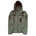 Куртка софтшелл олива тактична куртка Soft Shell непромокальна армійська куртка для військових розмір 3XL - зображення 6