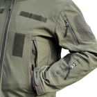Куртка софтшелл олива тактична куртка Soft Shell непромокаюча армійська куртка для військових розмір 2XL - изображение 9