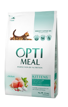 Сухой корм для котят Optimeal со вкусом курицы