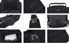 Тактическая сумка-слинг Molle Tactical Sling Bag через плечо нагрудная олива - изображение 5