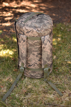 Військовий баул на 35 літрів армійський ЗСУ тактичний сумка рюкзак похідний колір піксель - зображення 3