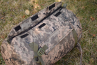 Військовий баул на 35 літрів армійський ЗСУ тактичний сумка рюкзак похідний колір піксель - зображення 6
