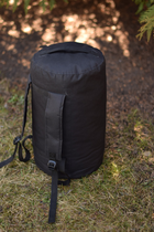Военный баул на 35 литров армейский ВСУ тактический сумка рюкзак баул походный для вещей цвет черный - изображение 8