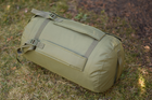 Військовий баул на 35 літрів армійський ЗСУ тактичний сумка рюкзак баул похідний для речей колір олива/хакі - зображення 10