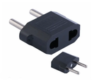 Мережевий перехідник під плоску та євро вилку 220V 10A Black