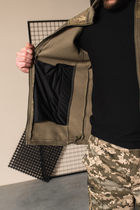 Кофта флисовая мужская тактическая с липучками под шевроны Bikatex Турция ВСУ (ЗСУ) Мультикам XL 8102 хаки - изображение 4