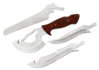 Туристический набор ножей для выживания и кемпинга 4в1 многофункциональный Охотничий нож пила топор - изображение 8