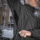 M-Tac куртка Soft Shell Black чоловіча, тактична куртка Soft Shell, Військова куртка демісезонна чорна - зображення 6
