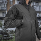 M-Tac куртка Soft Shell Black чоловіча, тактична куртка Soft Shell, Військова куртка демісезонна чорна - зображення 8