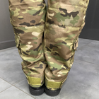 Штани тактичні Yakeda Combat, Мультикам, розмір 3XL, з пазами під наколінники, військові штани - зображення 3