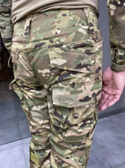 Штани тактичні Yakeda Combat, Мультикам, розмір 3XL, з пазами під наколінники, військові штани - зображення 9