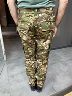 Штани тактичні софтшел із флісом Special, розмір XL, Мультикам, утеплені штани для військових - зображення 5