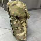 Тактический подсумок-рюкзак сухарный с Молли, Мультикам, сумка сухарная тактическая, сумка сухарка армейская - изображение 2