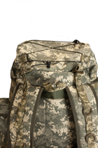 Рюкзак тактичний 40-50 літрів об'єм для штурмовий військовий рюкзак, водовідштовхувальний cordura піксель-олива - изображение 3