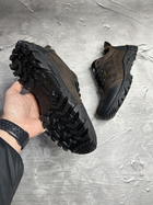 Мужские тактические коричневые кроссовки из высококачественного натурального нубука размер 43 - изображение 5