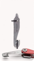 Многоцелевой инструмент-брелок KeySmart MultiTool 5 в 1 с ножницей для коробок, линейкой, крестовой отверткой.