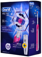 Szczoteczka elektryczna Braun Oral-B Pro 750 różowa - obraz 8
