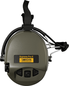 Активні навушники Sordin Supreme Pro X із заднім тримачем Зелений (5010014) - зображення 4