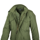 Куртка (Сатин) M65 Jacket - NyCo Sateen Helikon-Tex Olive Green XXL/Regular Тактическая мужская - изображение 4