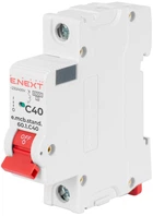 Автоматический выключатель 1р 40А 6кА "C" [s002112] E.NEXT e.mcb.stand.60.1.C40