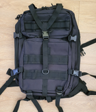 Тактический штурмовой военный рюкзак Assault Belt M-08 Oxford 600D 50 литров Черный - изображение 8