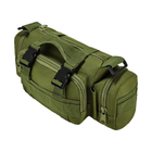 Тактическая сумка поясная военная нагрудная с ремнем через плечо 5 литров Хаки - изображение 7