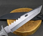 Нескладний тактичний ніж Tactic туристичний мисливський армійський ніж з чохлом (AK-924) - зображення 3