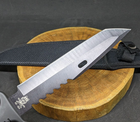 Нескладной тактический нож Tactic туристический охотничий армейский нож с чехлом (AK-924) - изображение 5