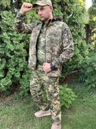 Куртка летняя влагоустойчивая с капюшоном пиксель soft-shell, Куртка пиксель,Тактическая военная ветровка ВСУ 50р. - изображение 10