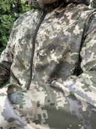 Куртка летняя влагоустойчивая с капюшоном пиксель soft-shell, Куртка пиксель,Тактическая военная ветровка ВСУ 56р. - изображение 9