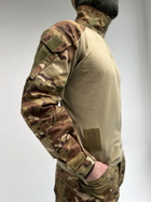Тактичний військовий костюм з наколінниками Мультикам (Убакс+Штани) XL - зображення 3