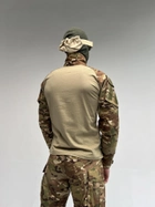 Тактичний військовий костюм з наколінниками Мультикам (Убакс+Штани) XL - зображення 4