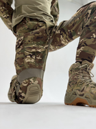 Тактичний військовий костюм з наколінниками Мультикам (Убакс+Штани) XL - зображення 6