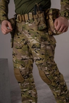 Тактические брюки рип-стоп с карманами для наколенников SM Group розмір М Мультикам - изображение 3