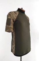 Тактична футболка LAVKA, кулмакс + бавовна, Оліва + піксель, 50 розмір (807224208) - зображення 3